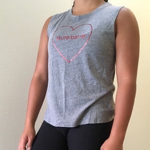 Pure Barre Heart tank